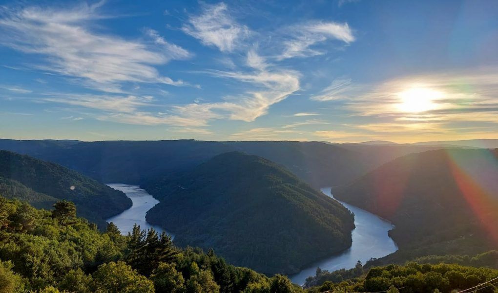 Mirador do Cabo do Mundo en la Ribeira Sacra