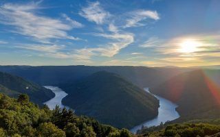 Mirador do Cabo do Mundo en la Ribeira Sacra