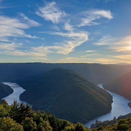 Mirador do Cabo do Mundo en la Ribeira Sacra