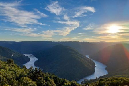 Mirador do Cabo do Mundo en la Ribeira Sacra