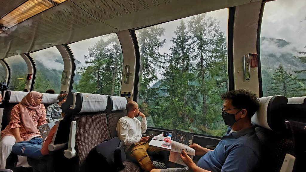 tren panoramico bernina express